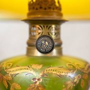 Vintage Pair of Table Lamps in a Classical Style with Decorative Bases and