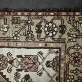 Vintage Hand-Woven Middle Eastern Oriental Hamadan Rug, 1960s
