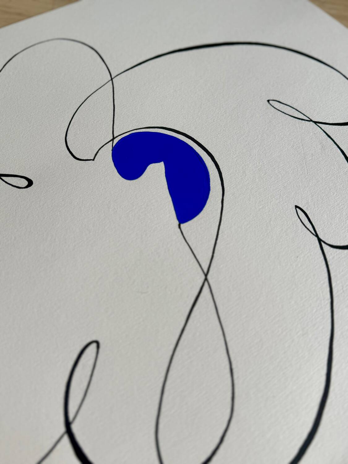 Blue Sun 05 - 40 x 50 cm - Atelier Agapé