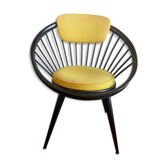 Armchair Circle Chair 1960 Yngve Ekström