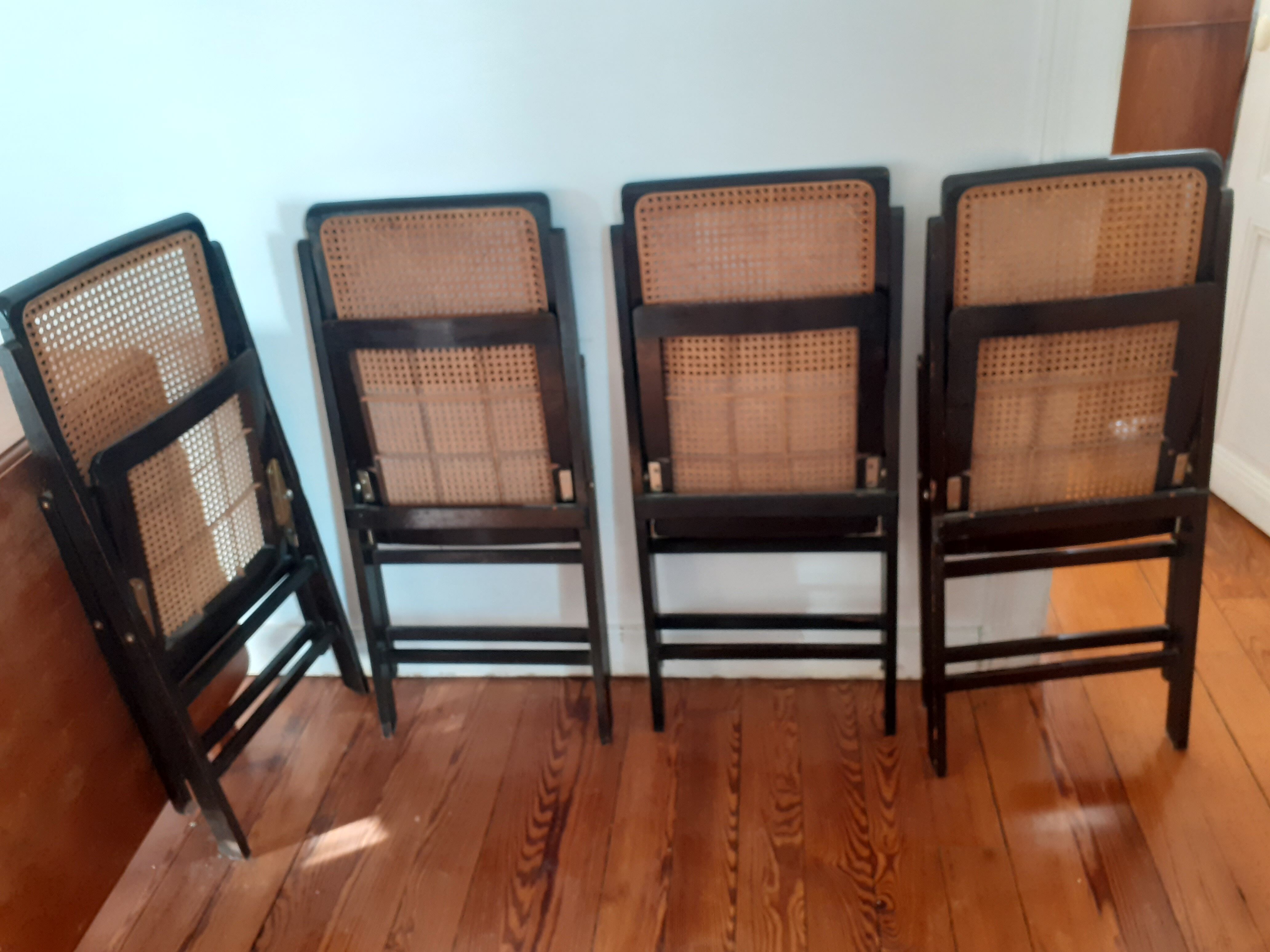 Vintage folding chairs