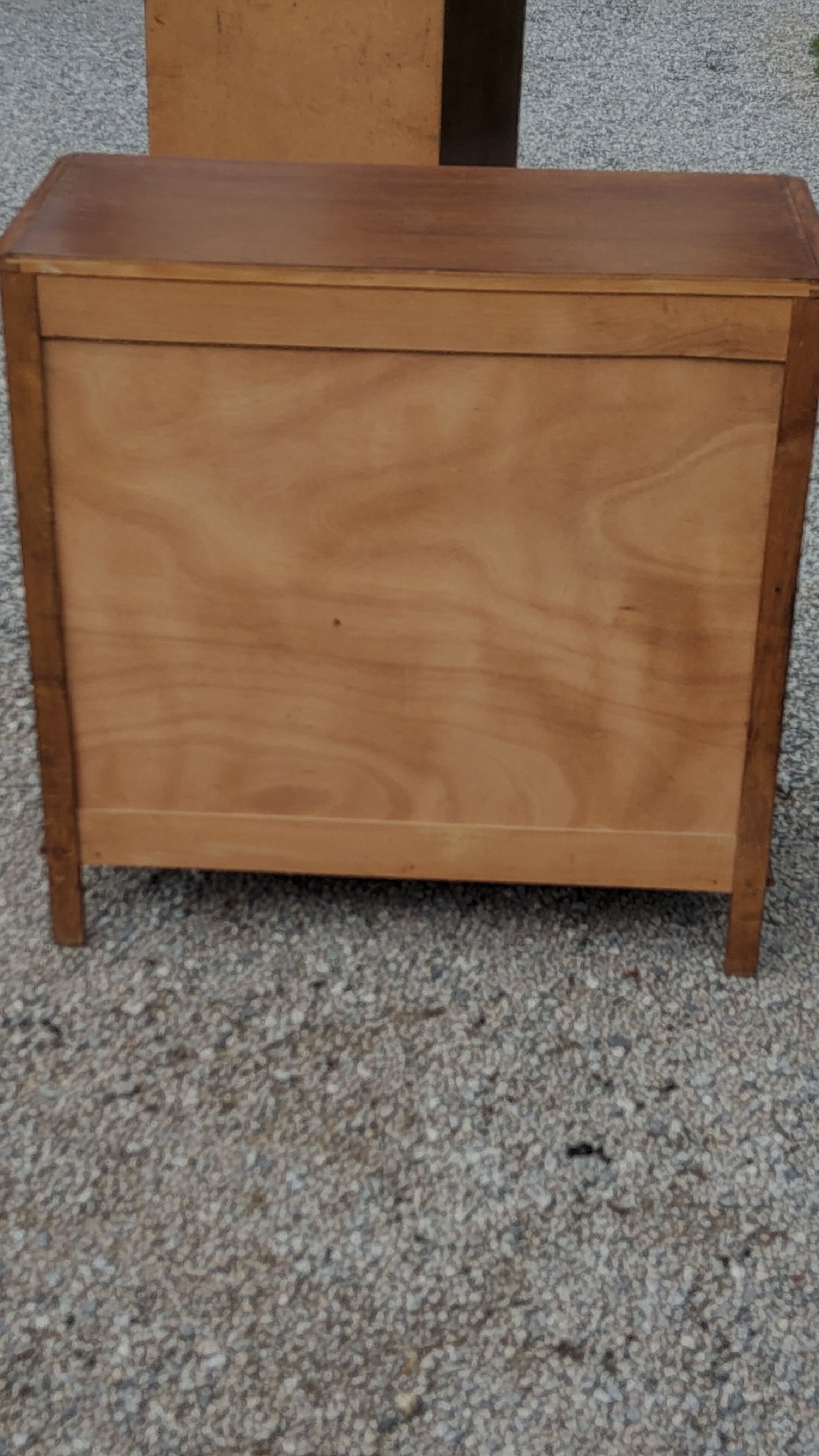 Vintage oak chest of drawers feet compass 4 drawers from the 50s