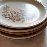 Vintage stoneware plate service
