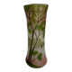 Vase en verre dépoli peint Legras