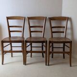 Chaises en bois