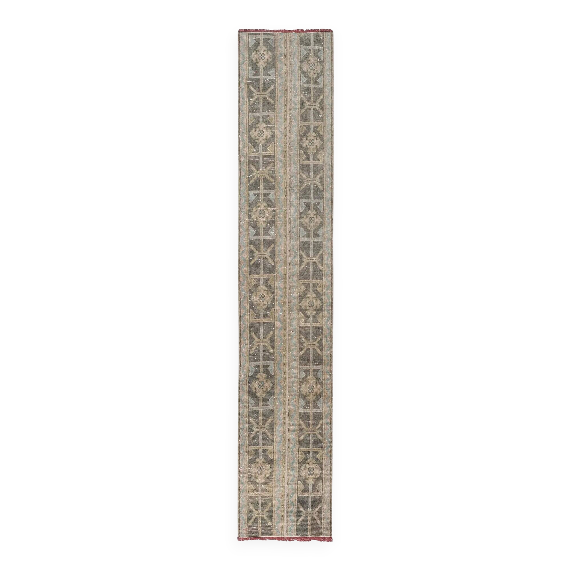 Vintage Turkish hallway rug 53x260 cm