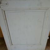 Old door blue patina