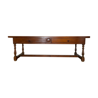 Wooden farm table