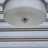 Czechoslovakian frosted glass pendant light