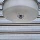 Czechoslovakian frosted glass pendant light