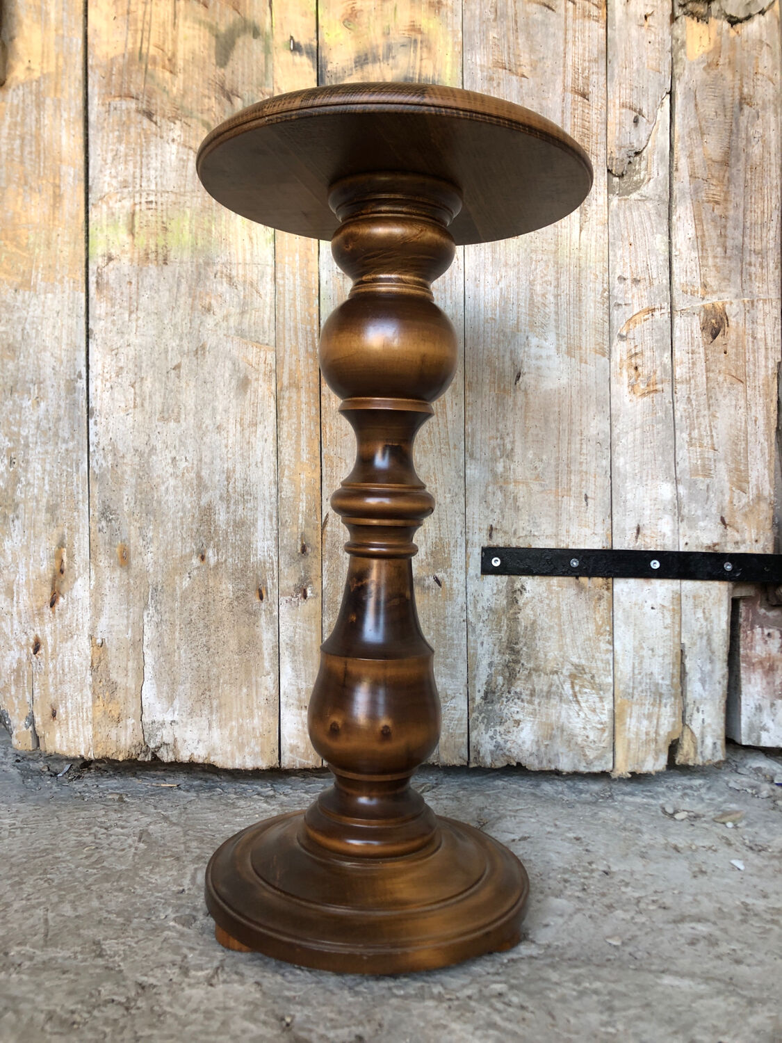Vintage solid wood side table