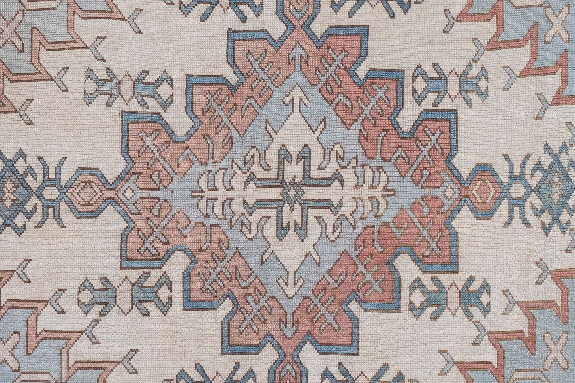Oversize gray turkish oushak rug 173 x 227 cm
