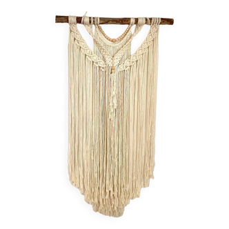 Large white macrame