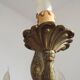 French Vintage Art Nouveau Bronze 5 Light Traditional Style Chandelier 5483