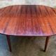 Table transformable en palissandre de rio 118cm