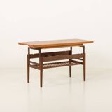 Vintage elevator teak table attr. to Kai Kristiansen, 1960s