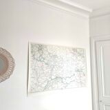 Carte SNCF ancienne Nord Est de la France