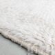 Moroccan Berber carpet beni ouarain ecru with majorelle blue patterns 235x180cm