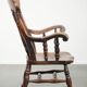 Antique English Windsor spindle chair from the early 19th century