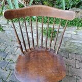 Large format chair turned wood