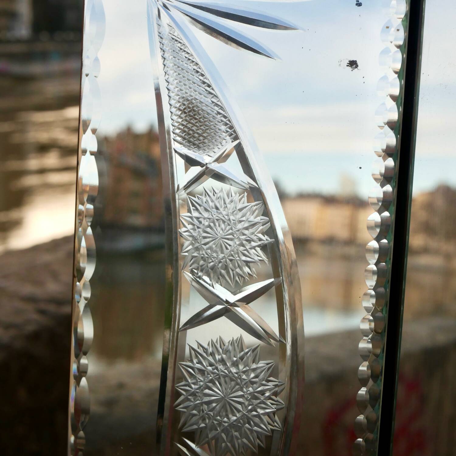 Large Venetian style mirror from the 60s