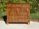 Antique walnut chest of drawers with walnut burl.