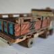 Indian tata truck handmade in polychrome wood