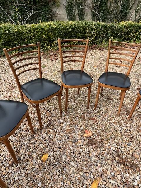 Set of 6 vintage chairs, Scandinavian style