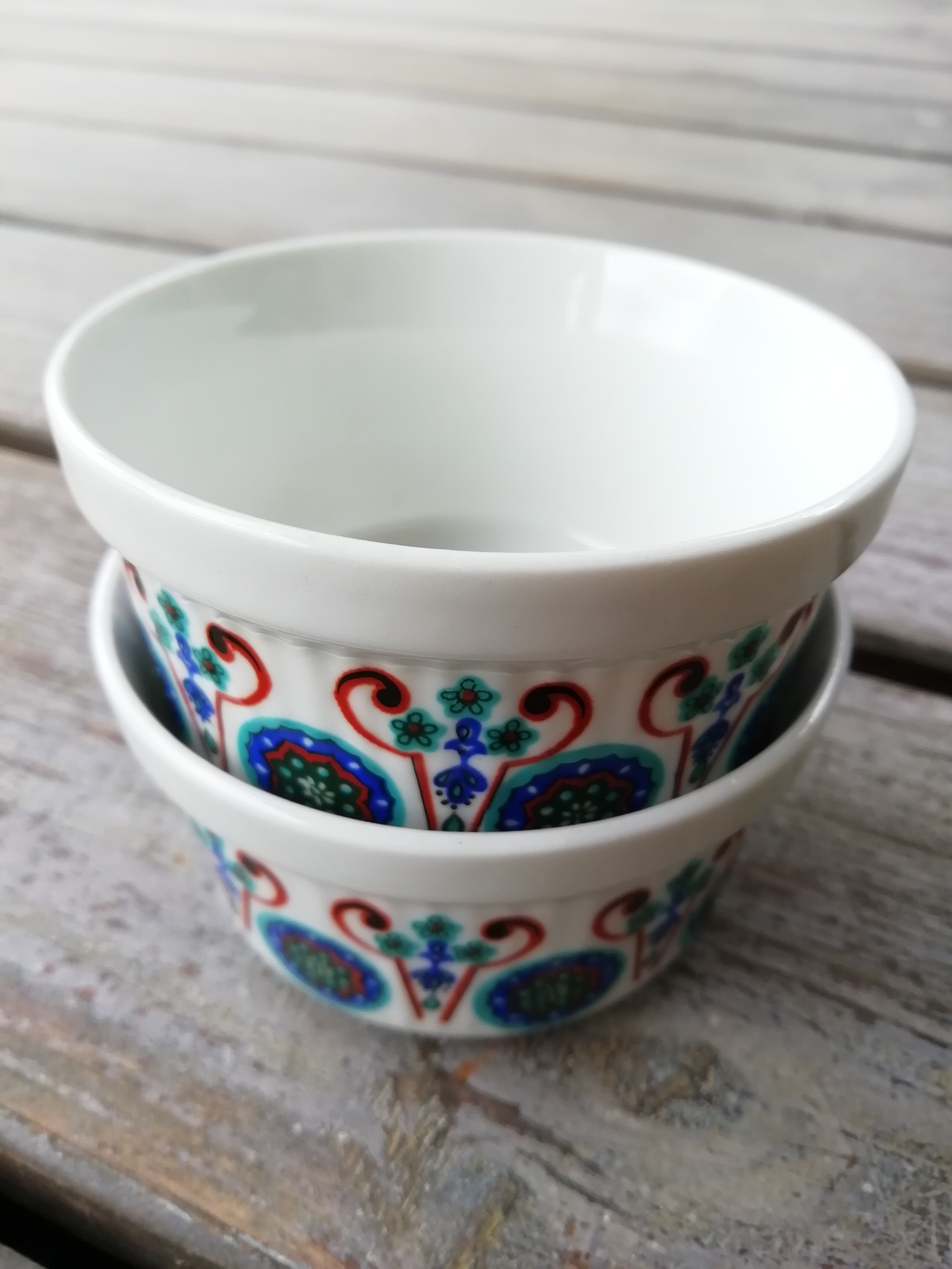 Pair of digoin ramekins