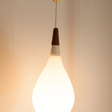 Opaline suspension drop of water by Holmegaard, 1960