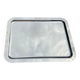 New silver metal tray