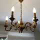 Lustre bronze 5 branches