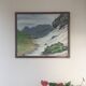Mountain landscape, 1967. Pastel by Marcel QUENCEZ, 1912-2010.
