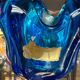 Vintage Cobalt Blue Glass Vase by Jacques – Edelweiss Label, 1970s