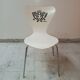Lot de 4 chaises  Keith Haring d'Arne Jacobsen pour Firtz Hansen