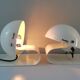 Pair of Guzzini lamps by Giuseppe Cormio "Bugia"