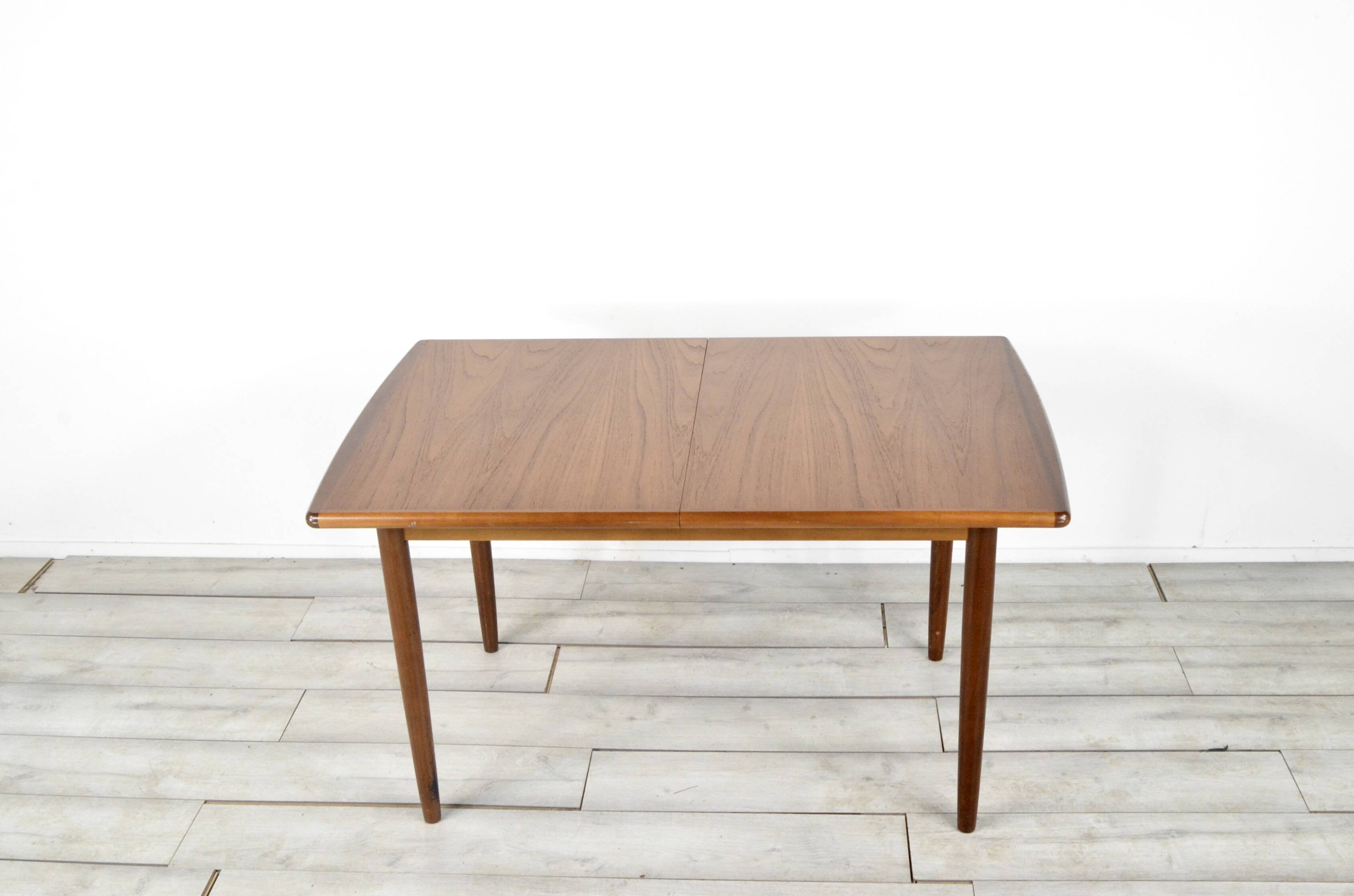 Midcentury Meredew Extending Teak Table Vintage Modern Retro Danish Style