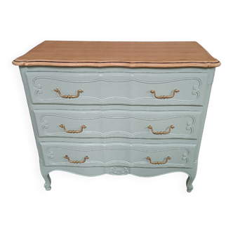 Louis XV style chest of drawers and bedside tables set