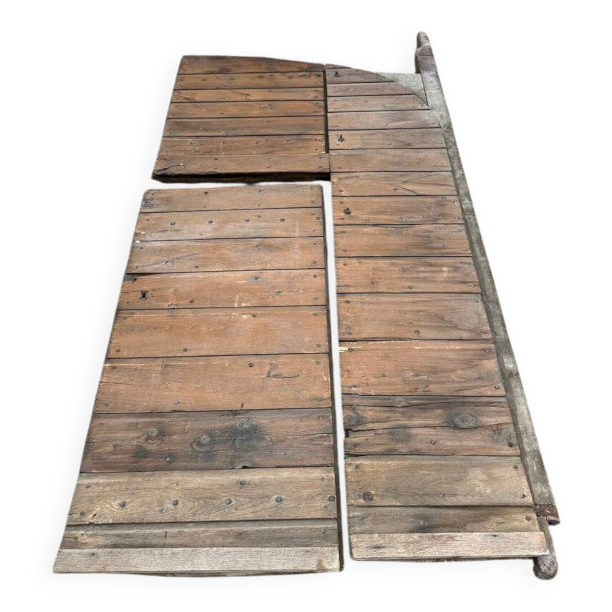 Large old barn door