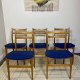 Set of 5 Scandinavian chairs from the year .