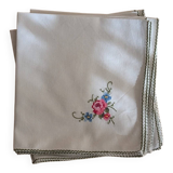 Set of 6 napkins, cross stitch