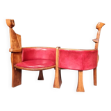 Art furniture Chili conversation sofa Macarena Irarrázaval