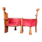 Art furniture Chili conversation sofa Macarena Irarrázaval