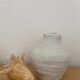 White terracotta vase
