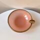 Ancien cendrier opaline rose vintage