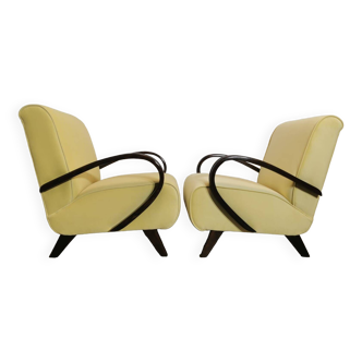 Armchairs by Jindrich Halabala, 1940s, Set of 2