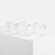 Set of 6 Art Deco silver-plated metal cups by La Maison Desny 1928