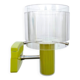 Portuguese mid century modern green  wall sconce light
