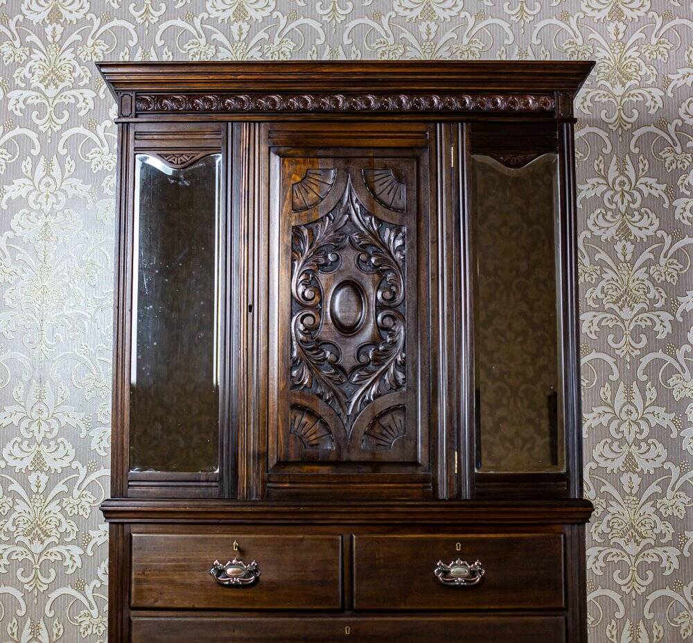 Scandinavian Walnut Buffet, 1930s