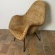 Mid-century wicker armchair